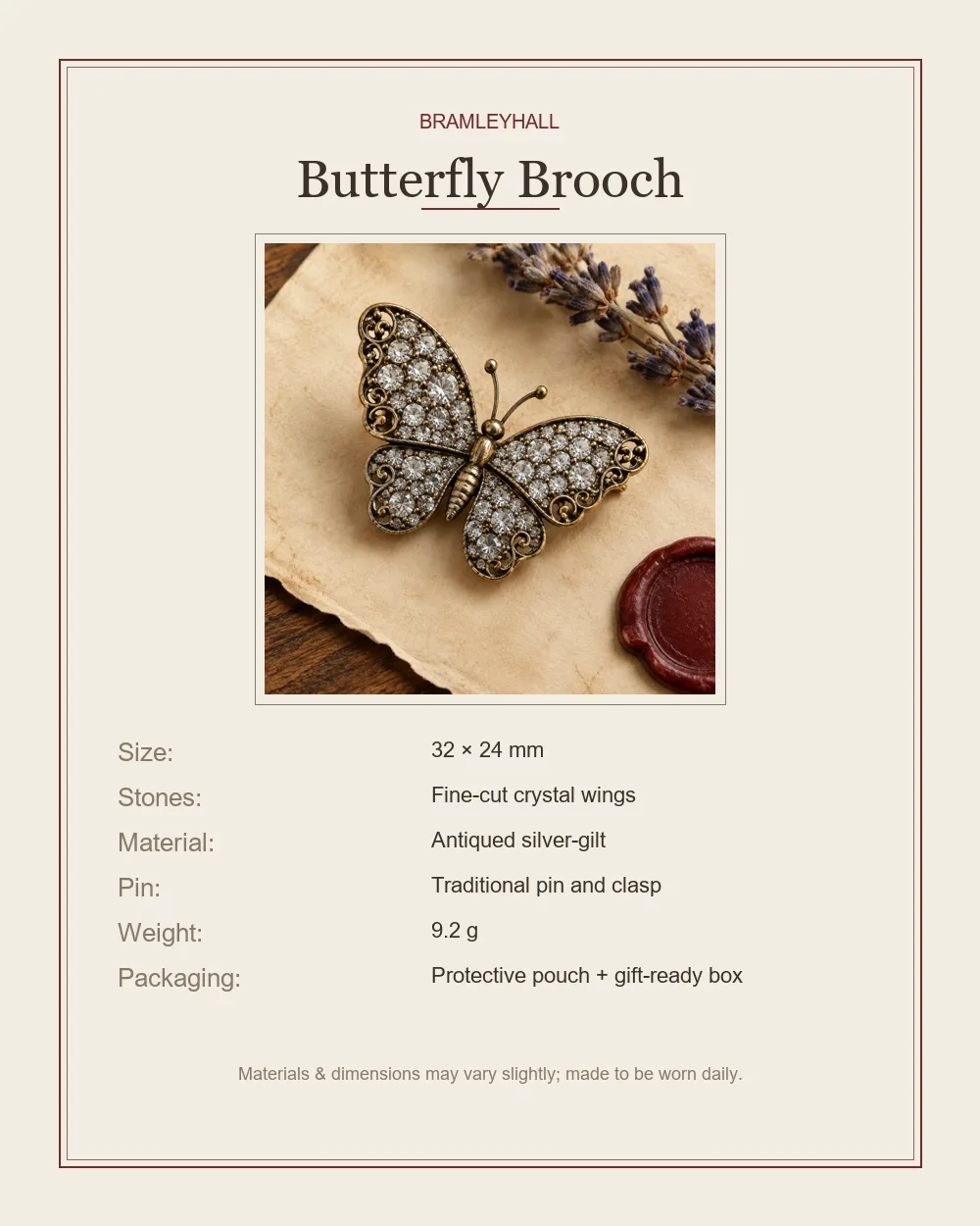 Butterfly Brooch