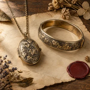 Locket & Bangle Set