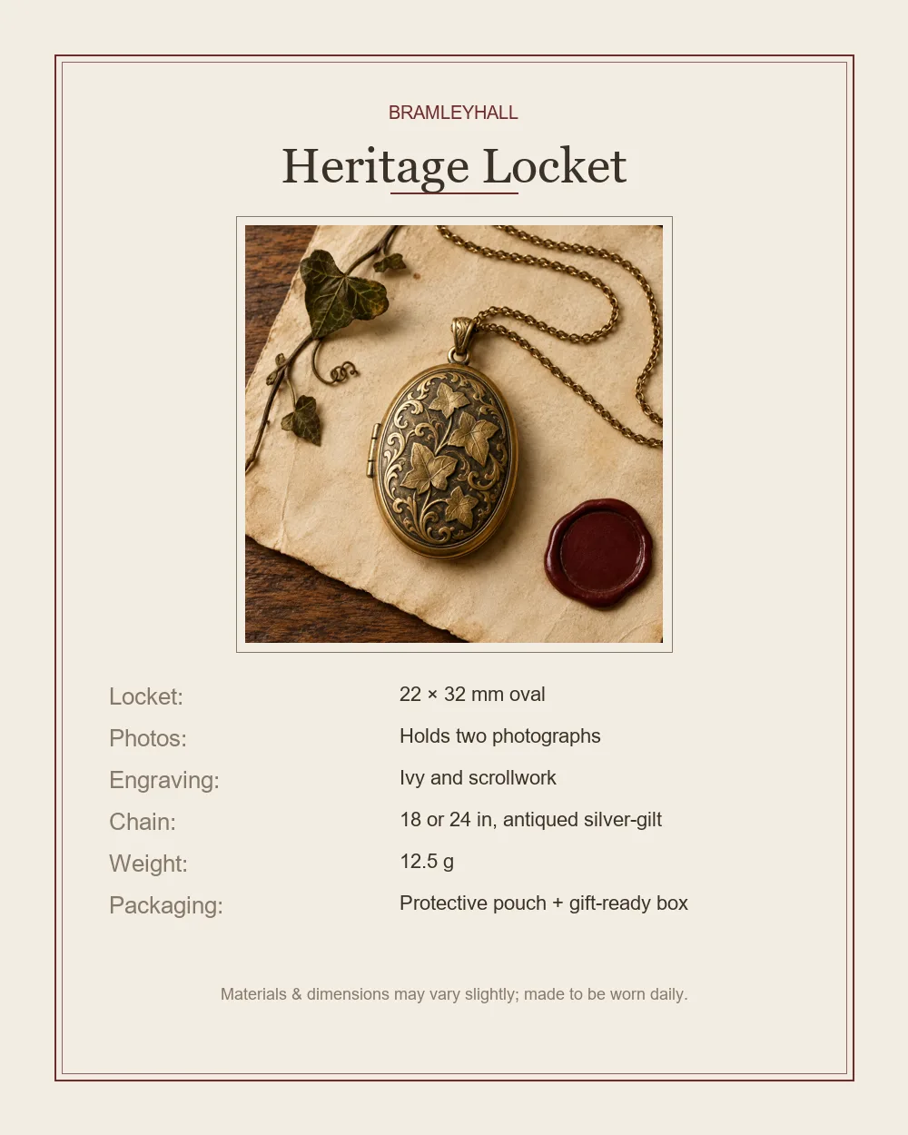 Heritage Locket